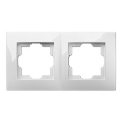CARLA Ramka podwójna IP44 biała 1772-40