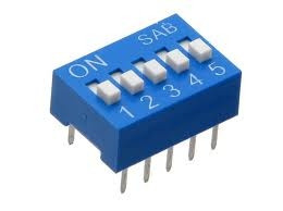 Przełącznik dip switch 5 polowy
