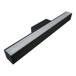 Kinkiet LED 565mm 15W 4000K 230V IP20 lampa natynkowa aluminiowa QUALIS grafit Bemko 0000003121