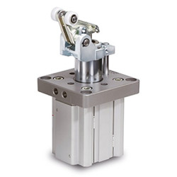 Siłownik pneumatyczny z tłoczyskiem skok: 30mm SMC Ø 50mm dwustronnego działania Action RS2H50-30BL Rc 1/8