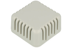 Obudowa; uniwersalna; HM1551V1GY; ABS; 40mm; 40mm; 20mm; IP30; jasnoszary; otwory wentylacyjne; zatrzaskowa; Hammond; RoHS; UL94