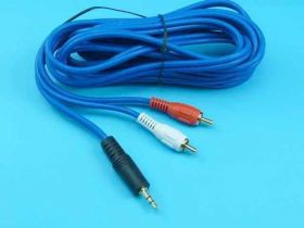 2xWT.RCA-&gt;1xWT.JACK 3,5 ST 3,0mb 4mm