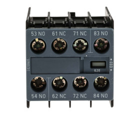 Styk pomocniczy Siemens 4 2NC + 2NO 3RH2 Śruba Zatrzask