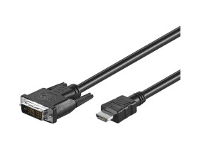 Kabel HDMI/DVI-D, nikiel