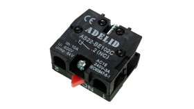 Styk Bazowy Rozwierny Nc Czerwony As22-Bbe102