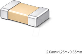 CL21C100CBANNNC MLCC, 0805, 10pF, 50V, C0G, ±0.25 pF, H0.65 mm