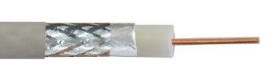 Przewód koncentryczny RG6 75 Ohm PN-EN 50117-2-4 Klasa A biały /305m/