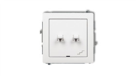 Deco Łącznik Podwójny Schodowy W Stylu Amerykańskim Biały Dwpus-33