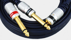 Kabel audio gn.Jack 3,5 stereo /2x wt.Jack 6,3 mono MK72 3m