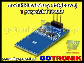 Moduł klawiatury dotykowej 1 przycisk