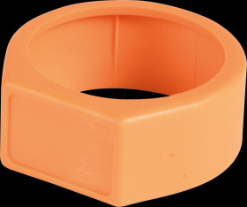 XCR3 Colour ID ring for XLR plug/coupling, orange