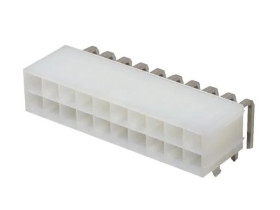 Wtyk PCB 20-pinowe raster: 4.2mm 2-rzędowe Molex Przewlekany 13.0A 600.0 V.