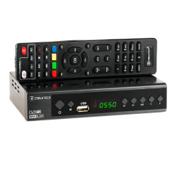 Tuner TV naz. URZ0336C DVB-T2/C HD HEVC HDMI CABLETECH działa również z TV kablową