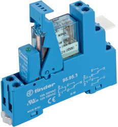 Coupling relay 2 Form C (NO/NC), 24 V (DC), 1200 Ω, 8 A, 250 V (AC), 49.52.7.024.0050