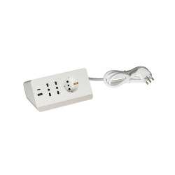 Bticino Listwa zasilająca 2 m 5 gniazda typ USB typu A, 2P+T, USB typu C, Niemiecki 250V ac