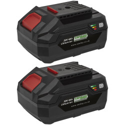 Sealey BK04 Power Tool Battery Pack 20V 4Ah Kit for SV20 Series