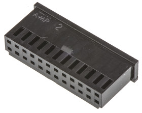Obudowa złącza 24-pinowe 2-rzędowe raster: 2.54mm TE Connectivity Żeński AMPMODU MOD II Gniazdo dwurzędowe MOD II