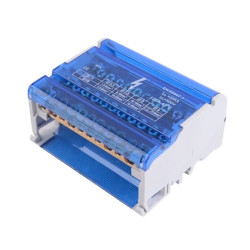 Blok rozdzielczy 4-rzędowy, 11 przewodów,OR-LZ-8202/11