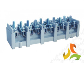 Odgałęźnik instalacyjny LZ5*35/16wyk.12 szary 5-torowy (zacisk: 5x2x35 mm2 5x4x16 mm2) 84026002 SIMET