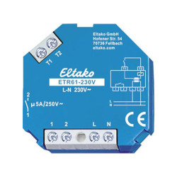 Eltako 61100635 ETR61-230V Cut-off Relay 5A/250V AC Hybrid Technology