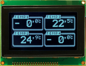 LCD-PG-128064D-DIW W/KK E6