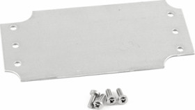 Mounting plate, steel, (L x W) 110.49 x 52.83 mm, gray, for series 1554/1555, 1554CPL