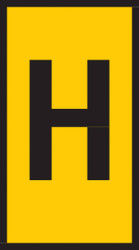 Etykieta kablowa HellermannTyton CWML-H-260-YE-260-YE 592-12008, 900 szt.