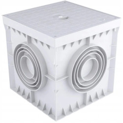 Studzienka gruntowa kontrolno-pomiarowa 20x20 mała IP54 / IK10 z ramką