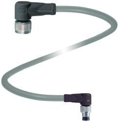 Pepperl+Fuchs 210348 Złącze konfekcjonowane czujnika/aktuatora V1-W-1,5M-PVC-V31-WM, piny: 4, 4, 1.5 m, 1 szt.