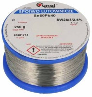 SL100-025 CYNA-spoiwo grubosć 1.00mm waga 25dkg