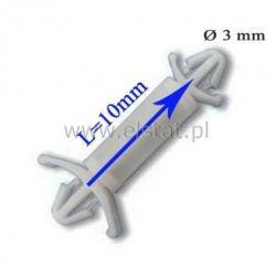 Kołek na zatrzask do PCB h= 10mm