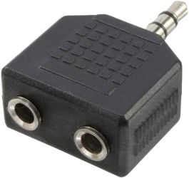 Audio adapter LogiLink Adapter CA1002, Jack, 0 cm