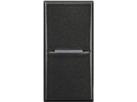 AXOLUTE Wyłącznik zwierny przycisk 2P/NO 1 modułowy AXIAL antracyt HS4044 LEGRAND