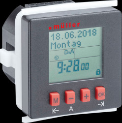 21812 Digital timer, control panel installation, 230 V