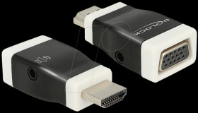 65586 HDMI-A plug &gt; VGA socket with audio