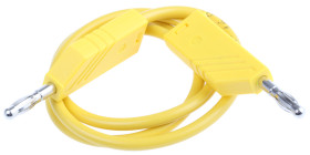 934060103, PVC, 16A, 60V dc, kolor: Żółty, dł. 500mm, -15→ +70 °C., Hirschmann Test & Measurement