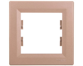 ASFORA Ramka 1-krotna brąz EPH5800169