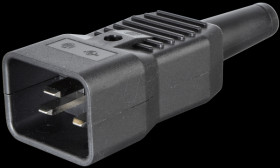 4796.0000 Cold appliance plug straight, 16 A, C20