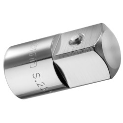 Nasadka, Chromowane, Stal, rozm: 1/2 cala, typ: Kwadratowy, Złączka, dł: 49 mm