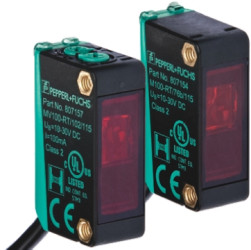 Czujniki fotoelektryczne w obudowie prostokątnej Pepperl + Fuchs NPN zakres 10 m LED