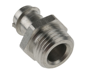 Łącznik do kanałów kablowych Kopex gwint PG9 12mm Złącze proste Stal nierdzewna 316 IP40 Metaliczny