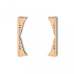 MINI Ramka pośrednia do gniazd podwójnych brzoskwiniowa 45MRP-2