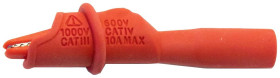 Zacisk krokodylowy Mueller Electric BU-126-2 BU-126-2 Maksymalny zakres zacisku: 8.9 mm Długość: 74 mm czerwony 1 szt.
