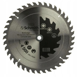 Tarcza piła do drewna widiowa 350x30 54T Schmith