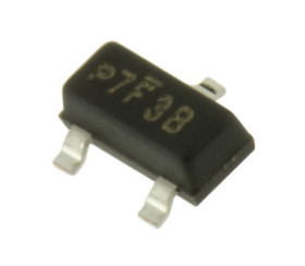 MOSFET P-kanałowy 4,4 A SOT-23 40 V SMD Pojedynczy 2,5 W 108 mΩ
