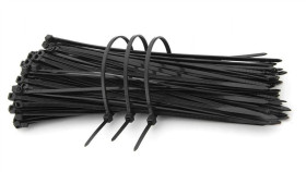 Opaski Kablowe Zaciskowe 2,5Mm/100Mm Czarne Opak-100Szt Bradas