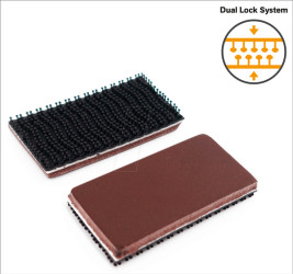 9-900-K50-LEDER Soft jaws with hook-and-loop, leather, 50 mm, 1 pair