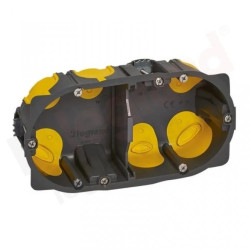 Puszka podwójna do karton-gipsu 50mm z membraną IP40 080032L