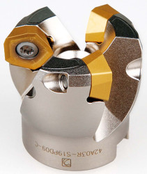 Frez czołowy, średnica: 42mm, otwór: 16mm, 19°, wkładki: 3