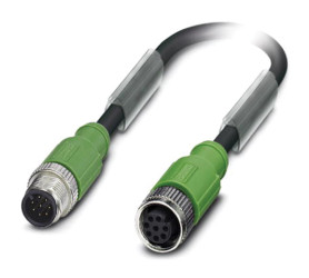 Przewód czujnik-siłownik ze złączem Złącze M12 liczba rdzeni 8 długość 1.5m Rodzaj A Męskie Złącze B Złącze M12